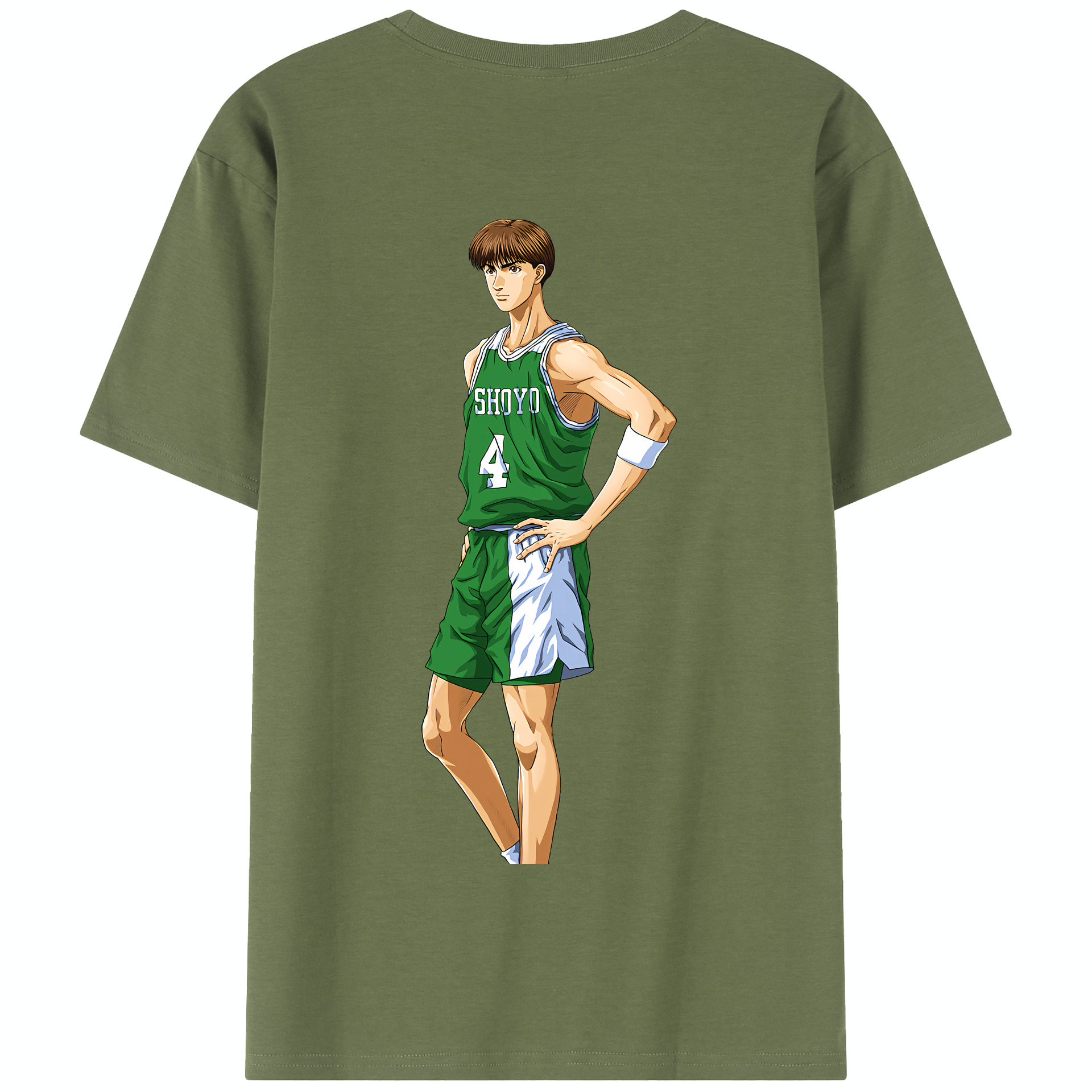 SLAM DUNK／スラムダンク 綿100％半袖Tシャツ（背面プリント）